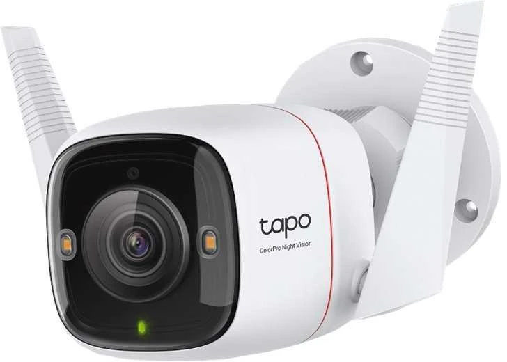 TP-LINK | ColorPro Outdoor Security Wi-Fi kamera | Tapo C325WB | Kulka | 4 MP | F1.0 | IP66 | H.264 | „MicroSD“, iki 512 GB