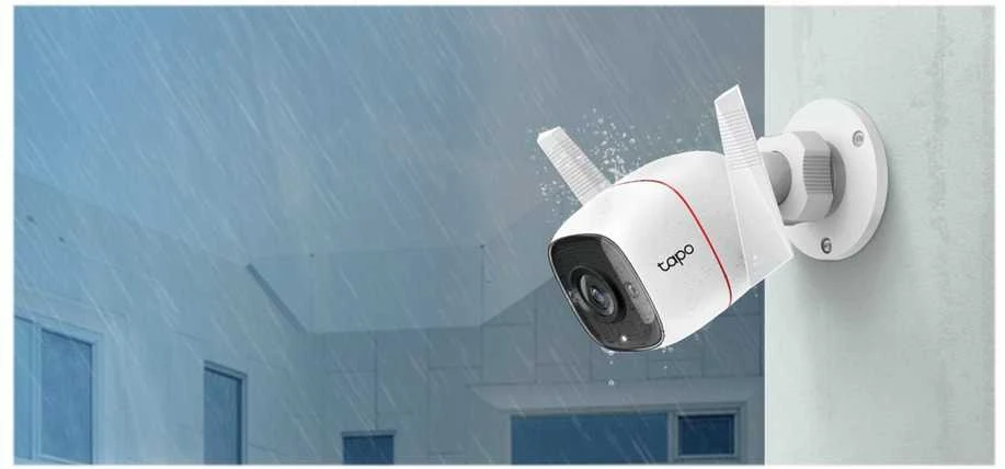 TP-LINK | Lauko apsaugos Wi-Fi kamera | TC65 | Kulka | 3 MP | 3,89 mm/F2,2 | H.264 | Micro SD, maks. 128 GB