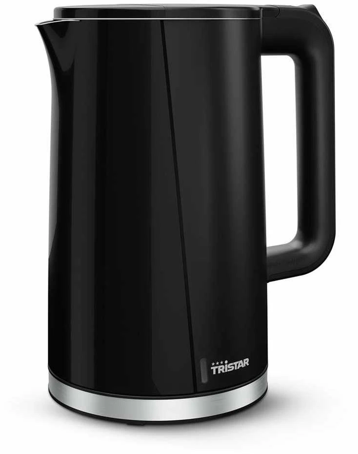 Tristar Double Walled Virdulys | WK-3407 | Elektrinis | 2200 W | 1,7 l | Plastikas | 360° sukamasis pagrindas | Juodas