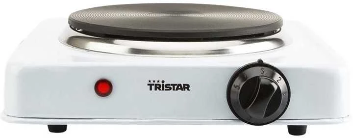Tristar | Laisvai pastatoma stalo kaitlentė | KP-6185 | Degiklių / virimo zonų skaičius: 1 | Rotacinis | Elektrinis | Juodas, Baltas