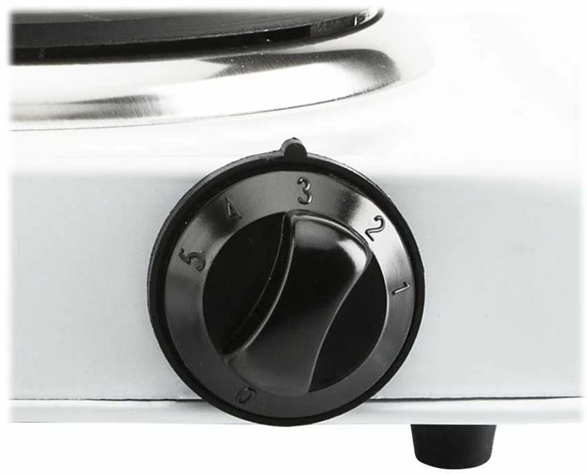 Tristar | Laisvai pastatoma stalo kaitlentė | KP-6185 | Degiklių / virimo zonų skaičius: 1 | Rotacinis | Elektrinis | Juodas, Baltas