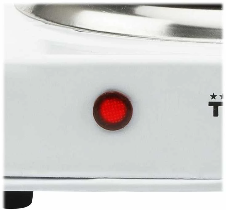 Tristar | Laisvai pastatoma stalo kaitlentė | KP-6185 | Degiklių / virimo zonų skaičius: 1 | Rotacinis | Elektrinis | Juodas, Baltas