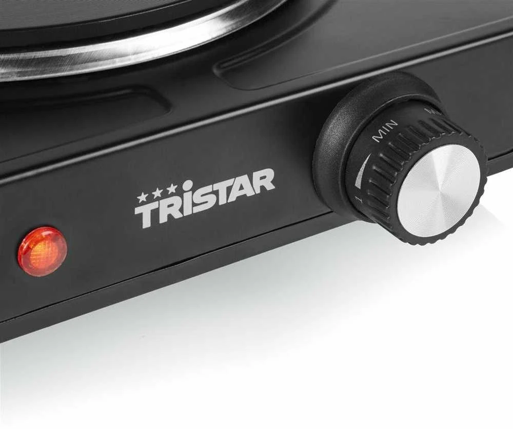Tristar stalo kaitlentė | KP-6151 | Degiklių / virimo zonų skaičius: 1 | Elektrinė | Juodas