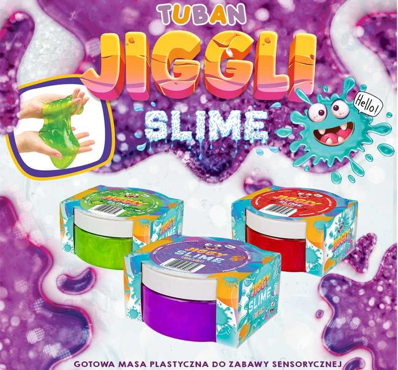 Tuban Jiggly Slime - Slaimas - Raudona Braškė - 100 g