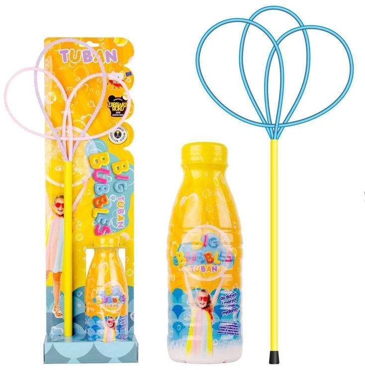 Tuban Muilo burbulų žiedas "Drugelis Multi" + Muilo burbulų skystis 400 ml