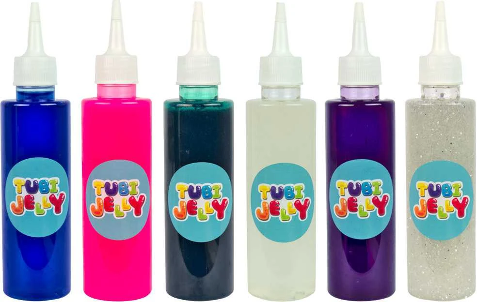 Tuban 6 spalvų Tubi Jelly rinkinys su nedideliu akvariumu - Undinė ( TU3330 )