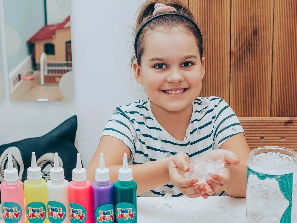 Tuban 6 spalvų Tubi Jelly rinkinys su nedideliu akvariumu - Undinė ( TU3330 )