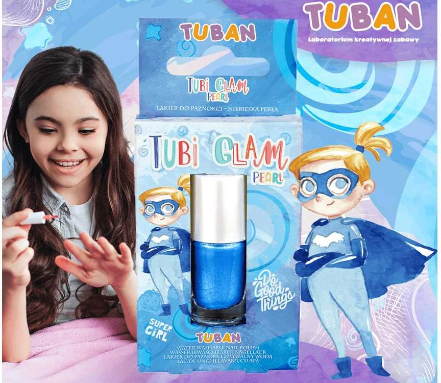 Tuban Tubi Glam - Nagų lakas - Mėlynas perlas