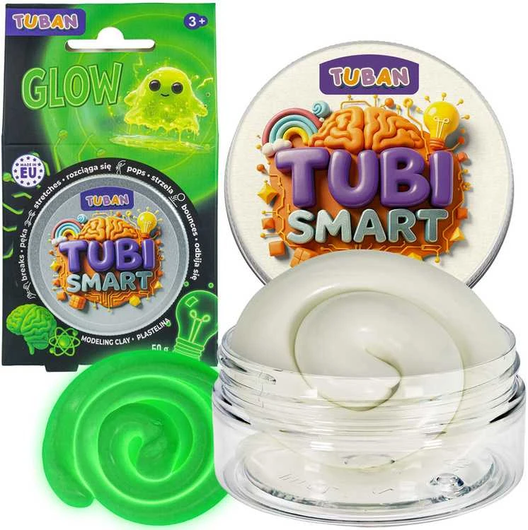 Tuban Tubi Smart - Modeliavimo masė - Šviečia tamsoje (50 g)