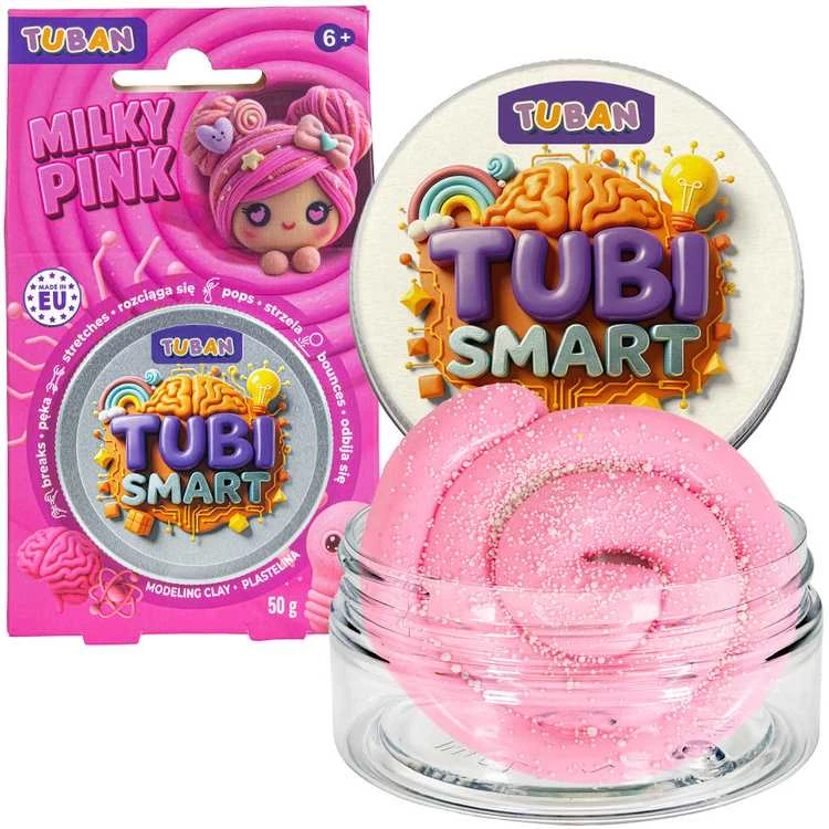 Tuban Tubi Smart - Modeliavimo masė - Šviesiai rožinė (50 g)