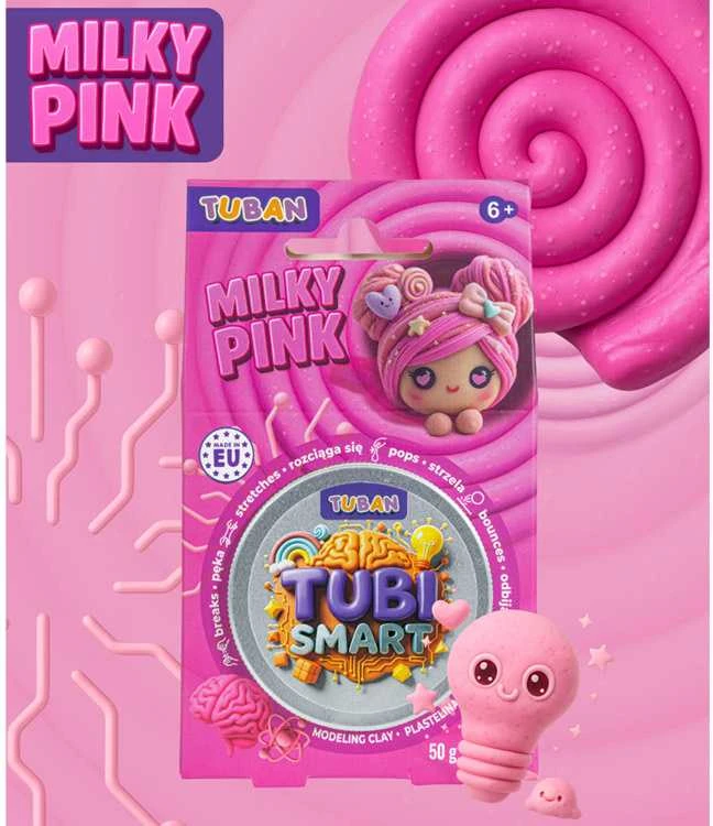 Tuban Tubi Smart - Modeliavimo masė - Šviesiai rožinė (50 g)