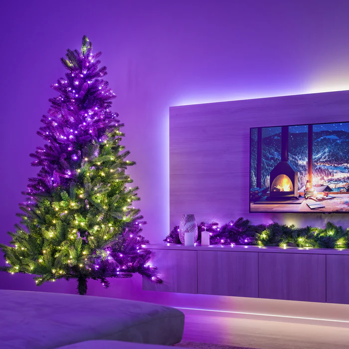 Twinkly Strings Smart LED 750 RGB, 60m, Juodas laidas|Daugiaspalvis