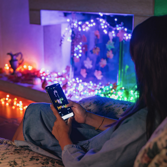 Kalėdinė išmanioji lempučių girlianda Twinkly Strings 100 LED, RGB, daugiaspalvės