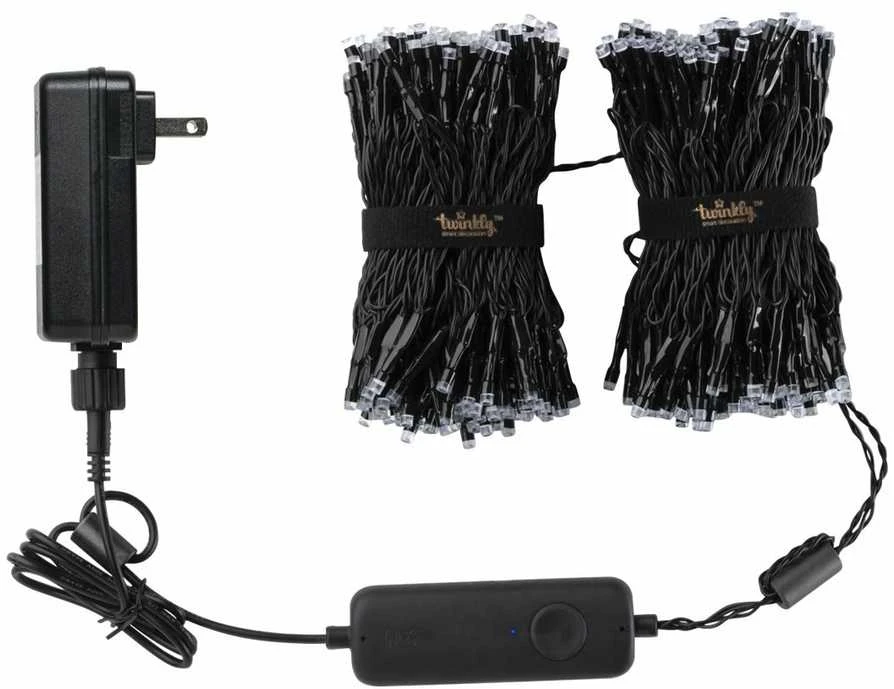 Kalėdinė išmanioji lempučių girlianda Twinkly Strings 400 LED RGB, daugiaspalvės