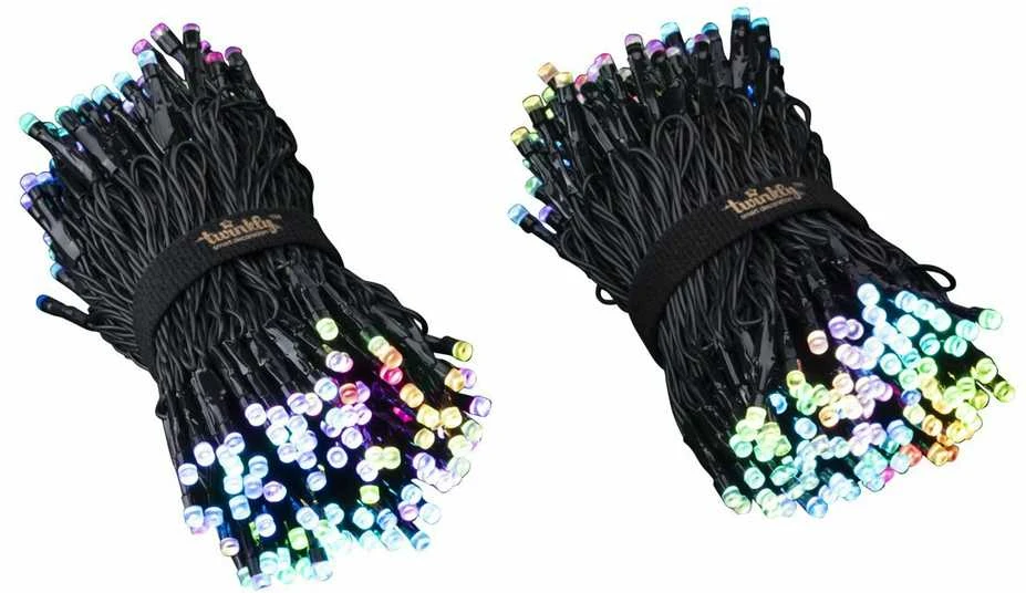 Kalėdinė išmanioji lempučių girlianda Twinkly Strings 400 LED RGB, daugiaspalvės