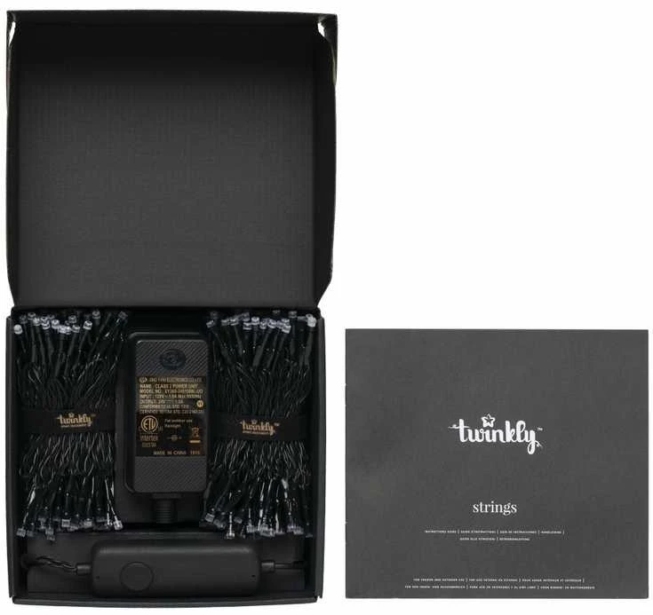 Kalėdinė išmanioji lempučių girlianda Twinkly Strings 400 LED RGB, daugiaspalvės