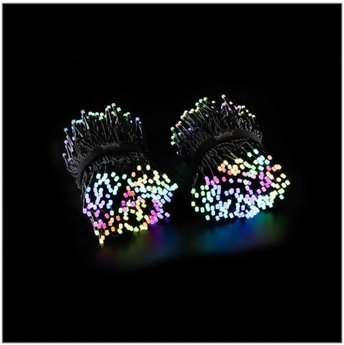 Kalėdinė išmanioji lempučių girlianda Twinkly Strings 600L 4,3mm RGB