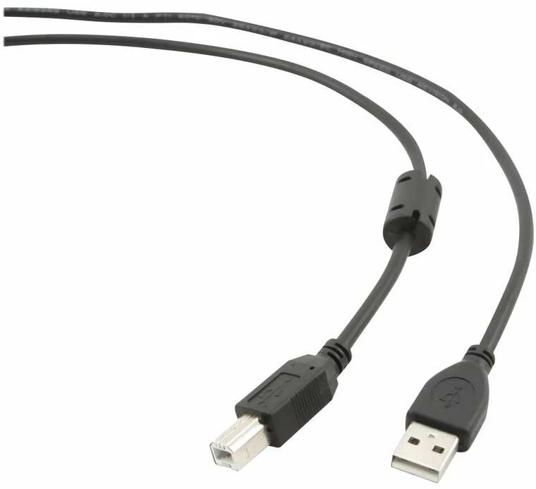 Gembird USB 2.0 A-kištuko B-kištuko 3 m (10 pėdų) kabelis su ferito šerdimi | Cablexpert
