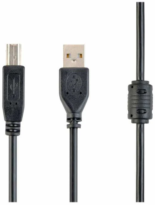Gembird USB 2.0 A-kištuko B-kištuko 3 m (10 pėdų) kabelis su ferito šerdimi | Cablexpert