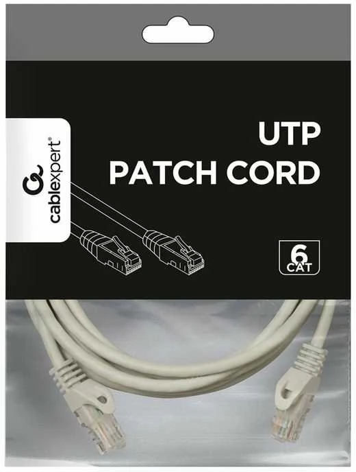GEMBIRD PP6U-3M patchcord RJ45 cat.6 UTP 3m kištukas