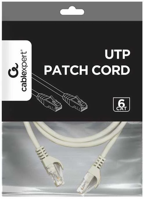 Lanberg GEMBIRD PP6U-2M patchcord RJ45 kat.6 UTP 2m pilka