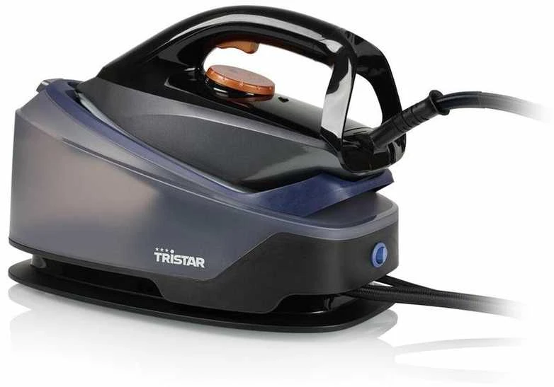 „Tristar“ garų stotelė | ST-8930 | 2200 W | 1,2 l | 6,5 baro | Automatinis išsijungimas | Vertikalaus garo funkcija | Kalkių šalinimo funkcija | Antracito spalvos