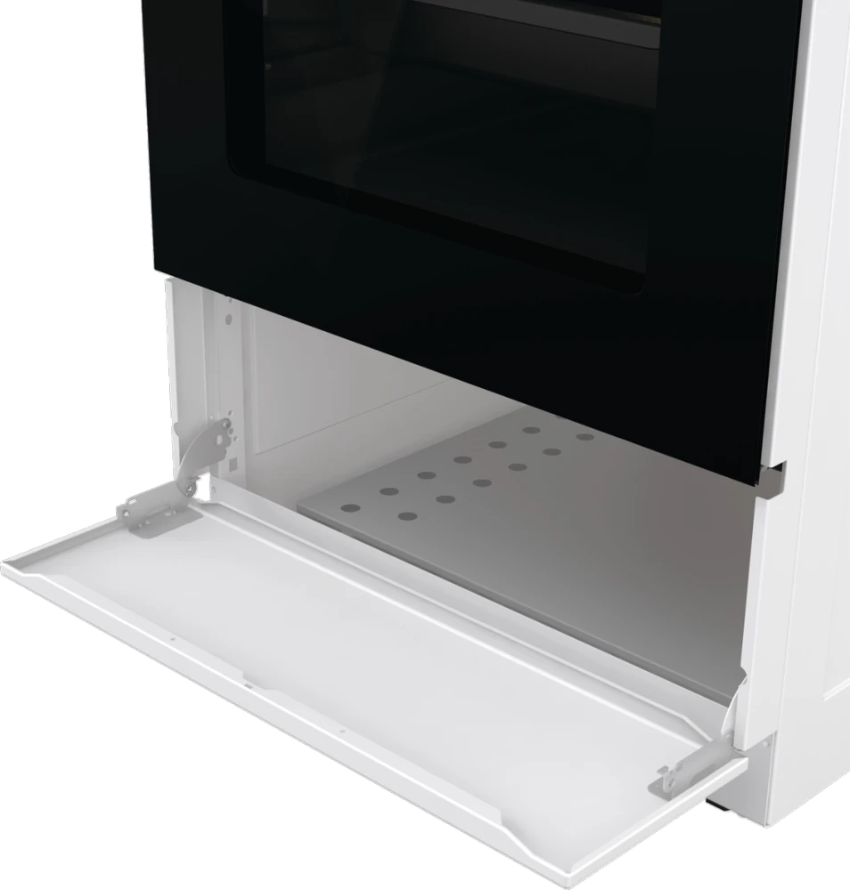 Viryklė Gorenje Cooker | GE5A21WH | Hob type Electric | Oven type Electric | Baltas | Plotis 50 cm | Grilling | Gylis 59.4 cm | 68 L