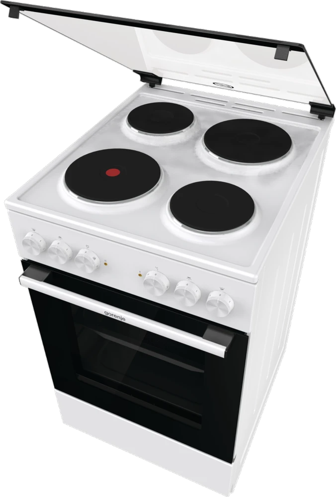 Viryklė Gorenje Cooker | GE5A21WH | Hob type Electric | Oven type Electric | Baltas | Plotis 50 cm | Grilling | Gylis 59.4 cm | 68 L