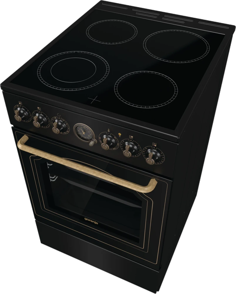 Gorenje Classico Elektrinė viryklė, 50 cm (GECS5B70CLB)