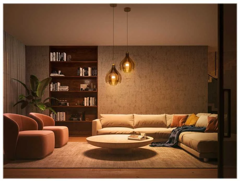 Išmanaus apšvietimo rinkinys Philips Hue 3x E27 lemputės + reguliatoriaus jungiklis