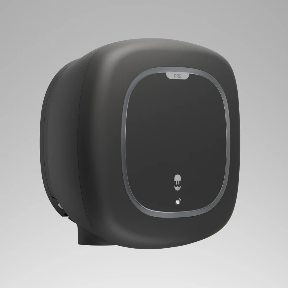 Wallbox Pulsar Pro įkroviklis, juodas korpusas