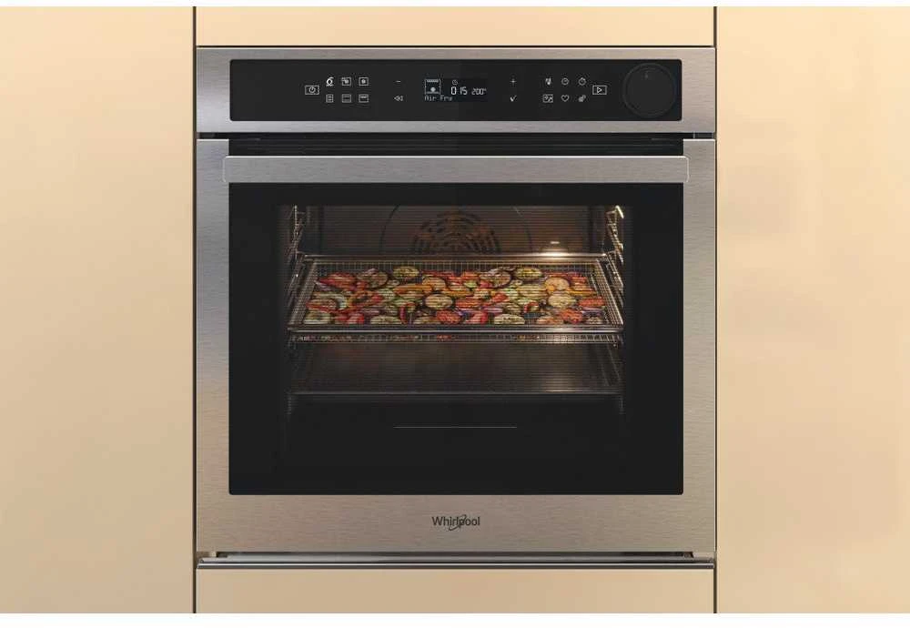 Whirlpool orkaitė | AKZ9S 8271 IX | 73 L | Elektrinis | Hidrolitinė/pirolizė | Elektroninė | Garų funkcija | Aukštis 59,5 cm | Plotis 59,5 cm | Juodas