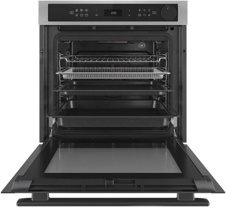 Whirlpool orkaitė | AKZ9S 8271 IX | 73 L | Elektrinis | Hidrolitinė/pirolizė | Elektroninė | Garų funkcija | Aukštis 59,5 cm | Plotis 59,5 cm | Juodas