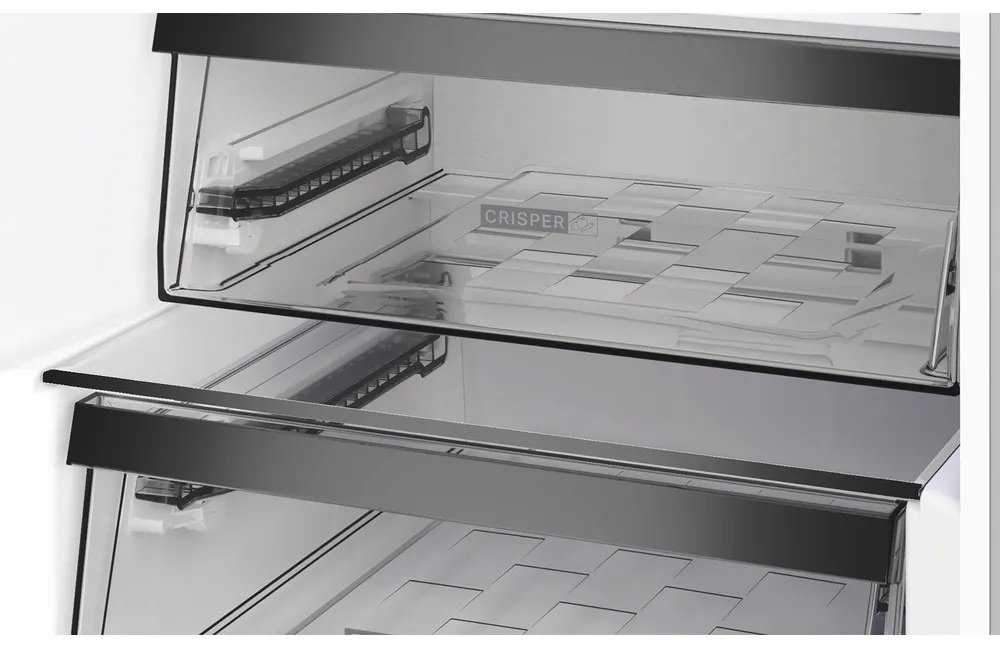 Whirlpool Šaldytuvas | WHK 26402 XP4E | Energy efficiency class E | Free standing | Combi | Height 203.5 cm | No Frost system | Šaldytuvas net capacity 249 L | Šaldiklis net capacity 106 L | Ekranas | 37 dB | Sidabrinis