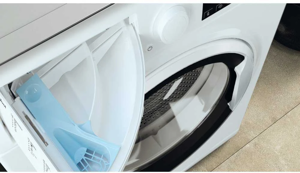 Whirlpool | Skalbimo mašina | WRBSB 6249 W EU | Energy efficiency class C | Front loading | Skalbimo talpa 6kg | 1200 RPM | Gylis 43 cm | Plotis 60 cm | LED | Baltas