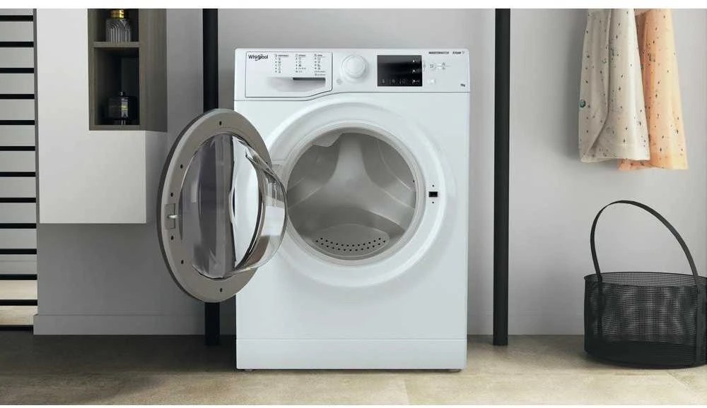 WHIRLPOOL Skalbimo mašina WRSB 7259 WB EU, 7kg, 1200 rpm, Energy class B, Gylis 43.5 cm, Inverter motor