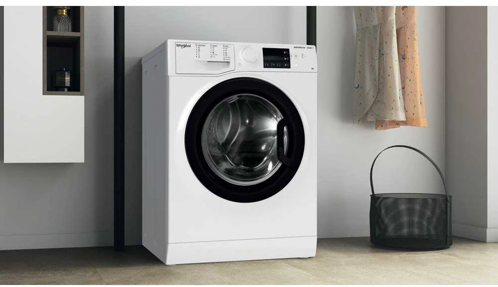 WHIRLPOOL Skalbimo mašina WRSB 7259 WB EU, 7kg, 1200 rpm, Energy class B, Gylis 43.5 cm, Inverter motor
