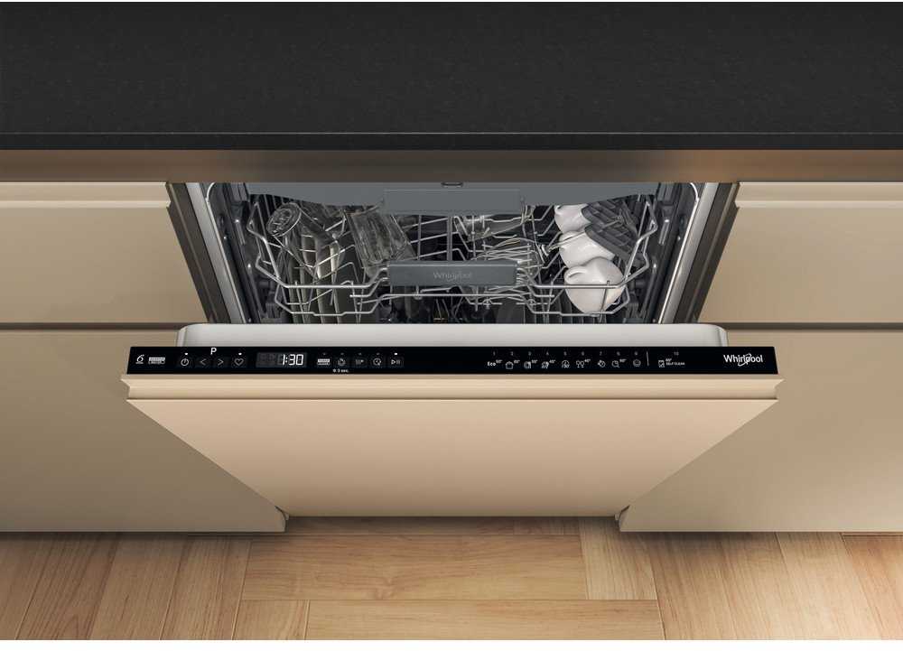 Indaplovė Whirlpool WH6IC16B4M6T0 | Įmontuojamas | Plotis 60 cm | Indų komplektų skaičius: 16 | Programų skaičius: 10 | Energijos vartojimo efektyvumo klasė: C | Ekranas | Juoda