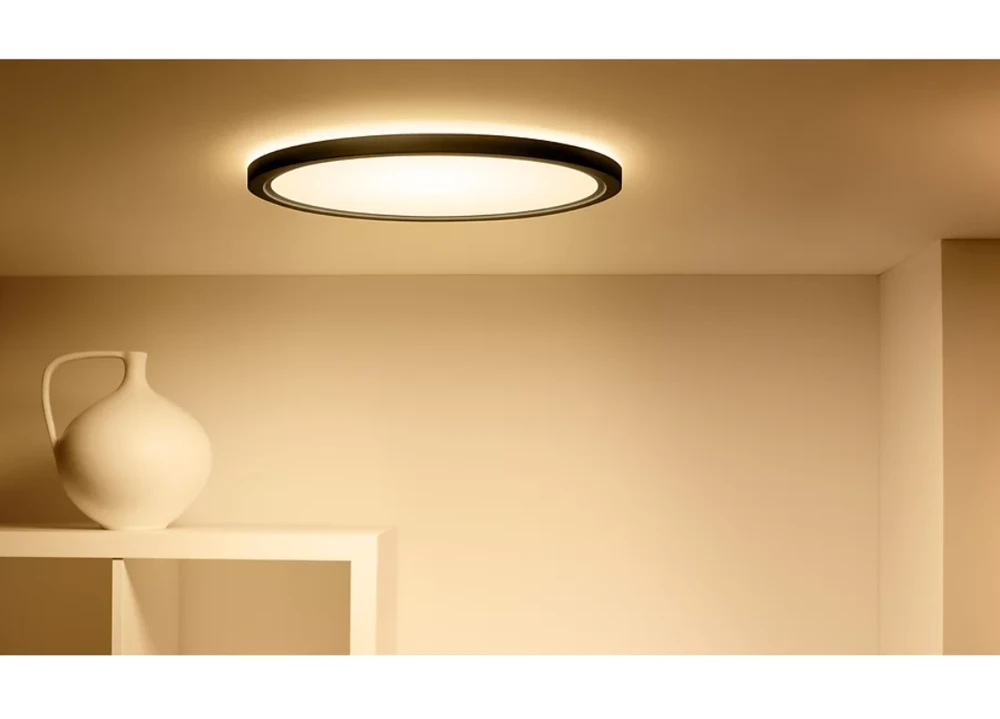 Lempa WiZ Smart WiFi SuperSlim, 545mm, Juodas | 32 W | 2200-6500 K (RGB)