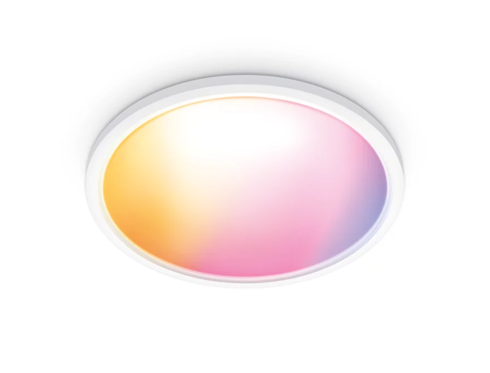Lubinis šviestuvas WiZ Smart WiFi SuperSlim Ceiling 545mm, Baltas | 32 W | 2200-6500 K (RGB)
