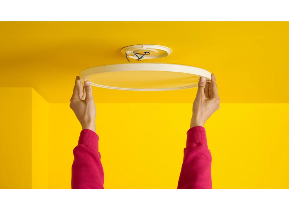 Lubinis šviestuvas WiZ Smart WiFi SuperSlim Ceiling 545mm, Baltas | 32 W | 2200-6500 K (RGB)