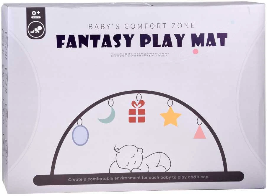 Jokomisiada Play mat with arch and toys + braided braid OTULACZ ZA5875
