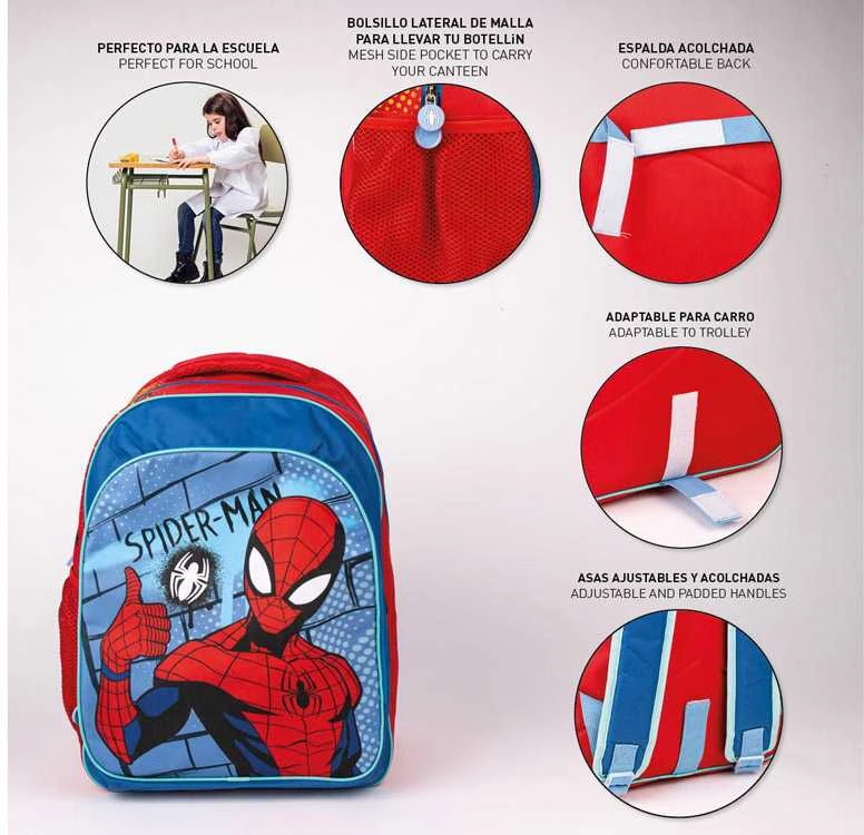 Hot Deals „Spider Man“ kuprinė superherojui. Kuprinė kelionei 40cm AP0009