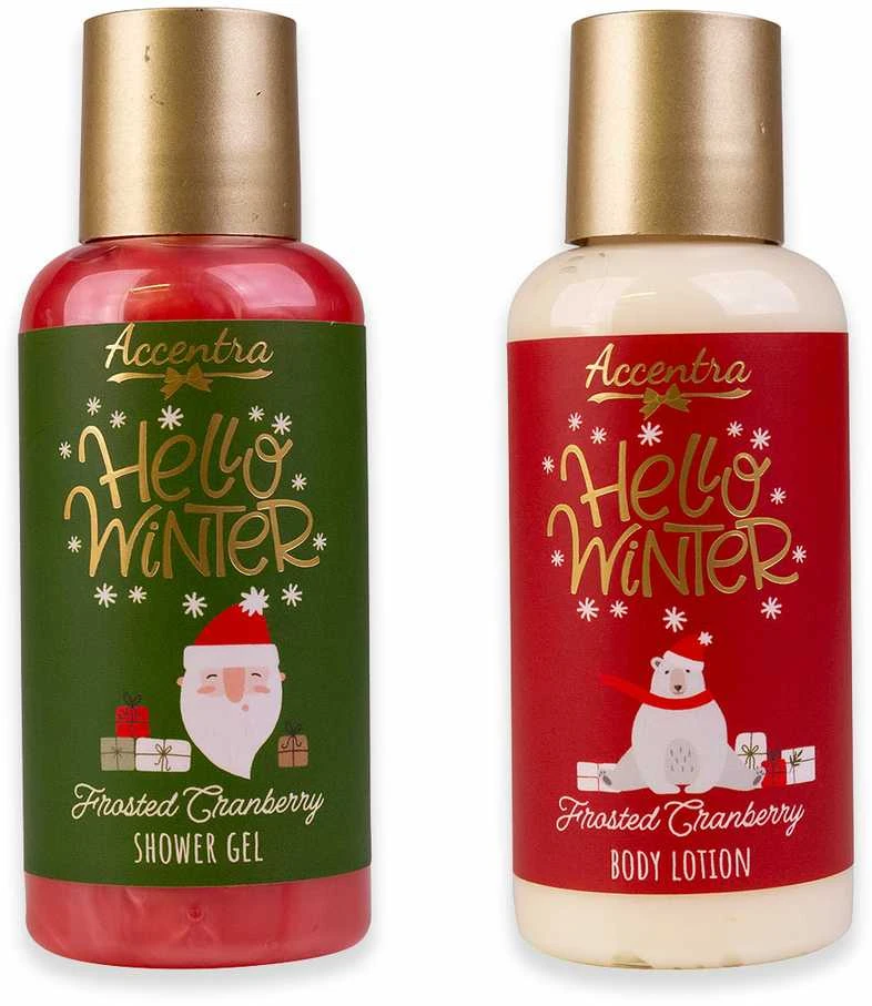 Accentra Vonios rinkinys HELLO WINTER Kalėdinėje kojinėje