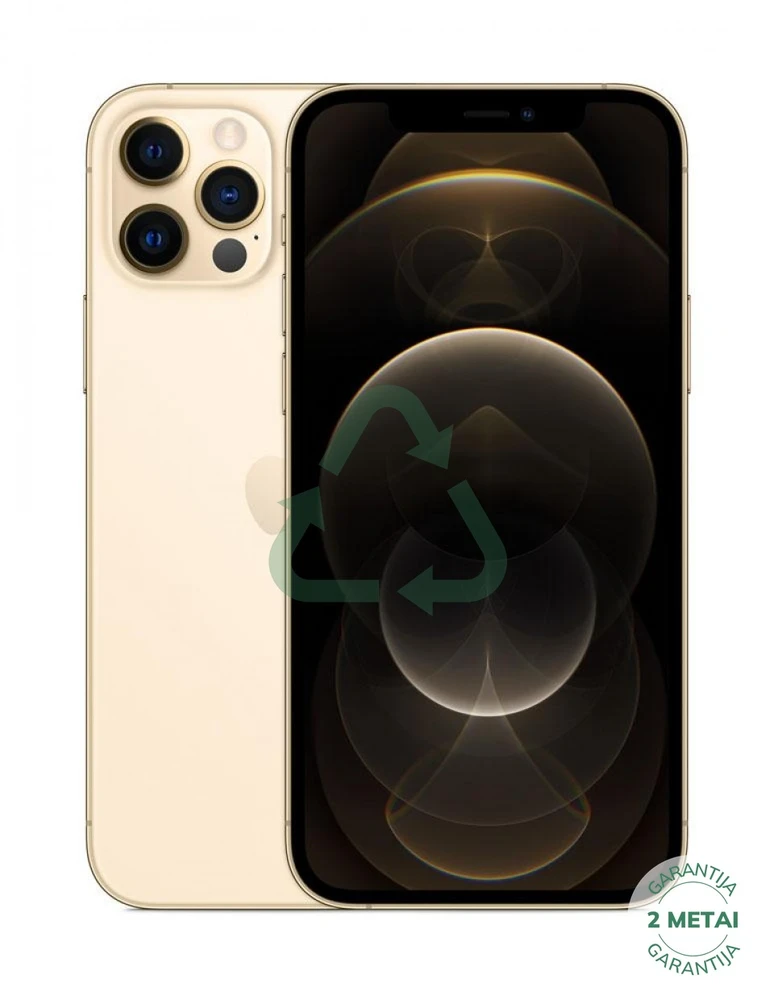 Apple Atnaujintas iPhone 12 Pro Gold 128GB (būklė kaip naujas)