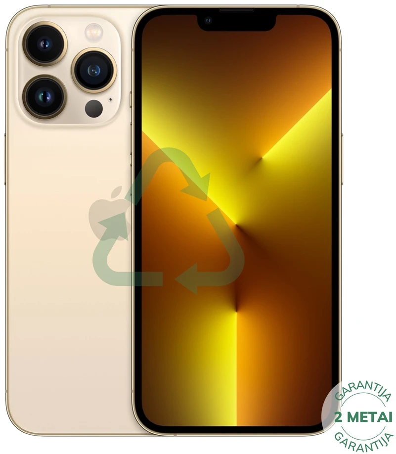 Apple Atnaujintas iPhone 13 Pro Gold 128GB (būklė kaip naujas)