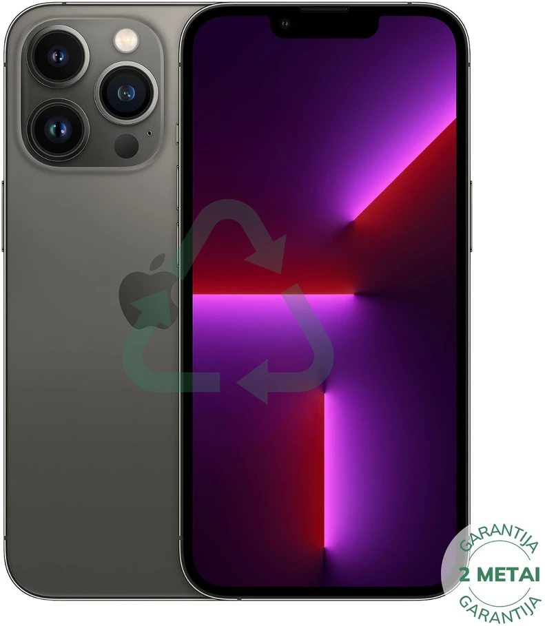 Apple Atnaujintas iPhone 13 Pro Graphite 256GB (būklė kaip naujas)