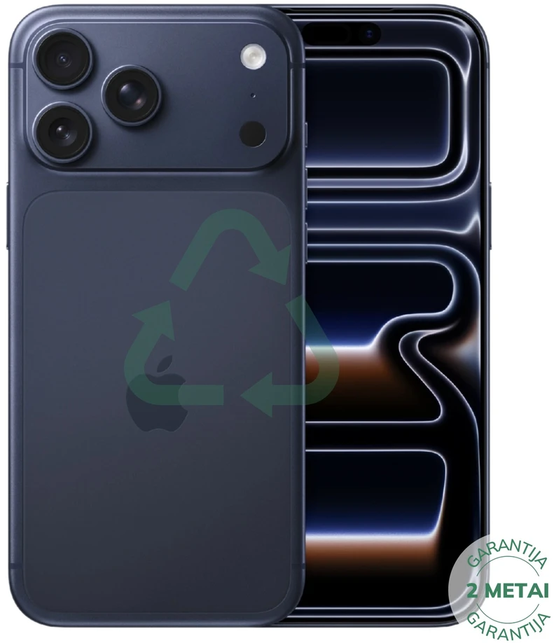 Apple Atnaujintas iPhone 17 Pro Max Deep Mėlyna 256GB (būklė kaip naujas)
