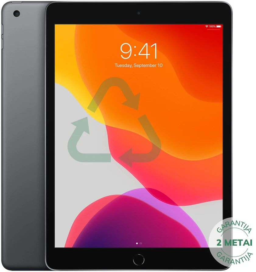 Apple Atnaujintas iPad 7 10.2" 32GB WiFi / Space Gray (būklė kaip naujas)