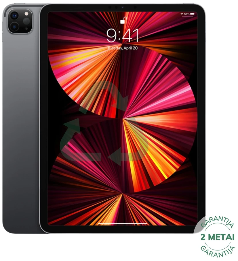Apple Atnaujintas iPad Pro 11" 3.gen 128GB WiFi + Cellular / Space Gray (būklė kaip naujas)
